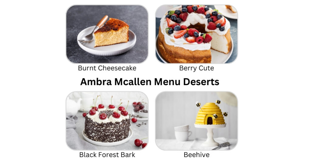  Ambra Mcallen Menu Deserts