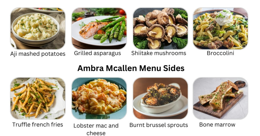 Ambra Mcallen Menu Sides