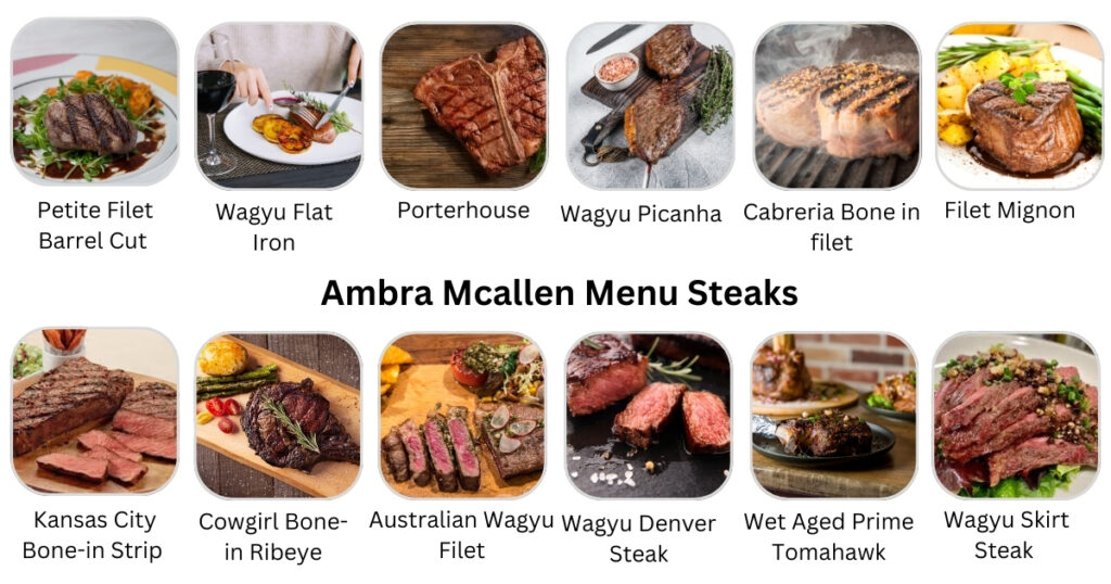 Ambra Mcallen menu  snacks 