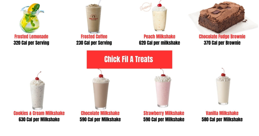 Chick Fil A Menu Treats 