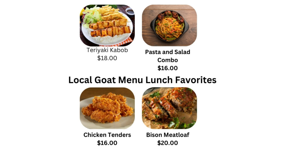 Local Goat - New American Restaurant Pigeon Forge Menu