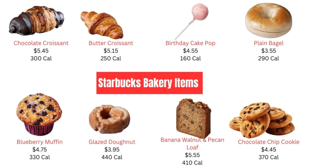 Starbucks Menu Bakery Items 