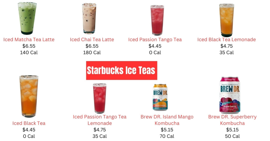 Starbucks Ice Teas