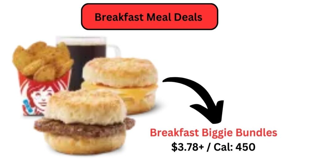 Wendy's Menu breakfast deals