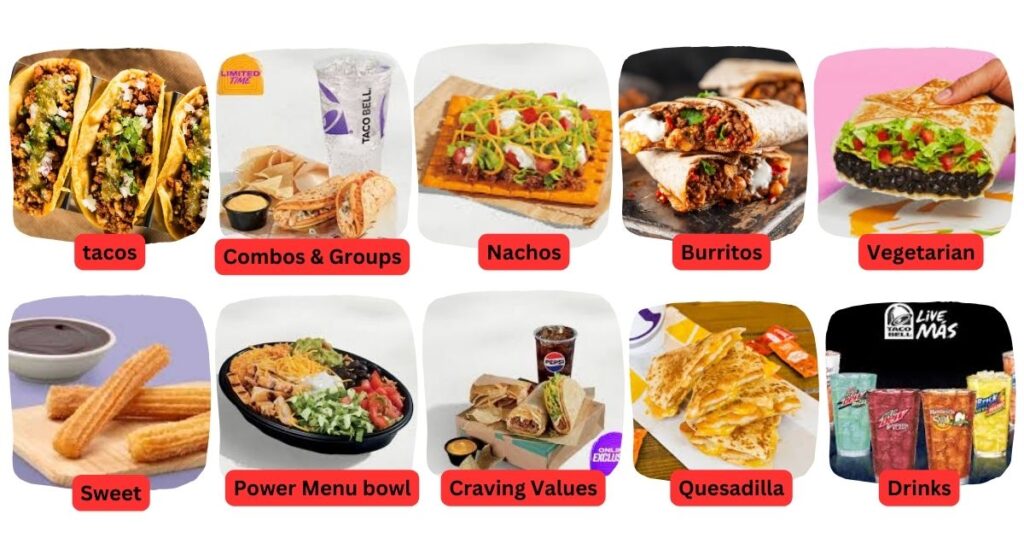 TACO BELL MENU WITH UPDATED PRICES 2024