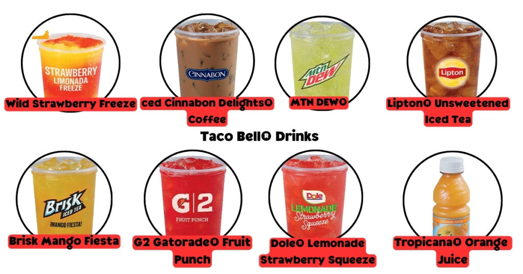 taco bell menu drinks