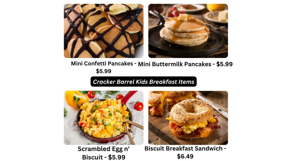 Kids Breakfast Items