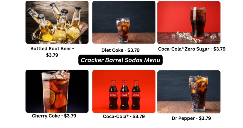 Sodas Menu