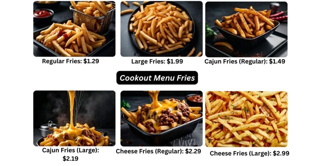 Cookout Menu Fries