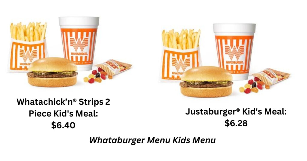 Kids Menu 