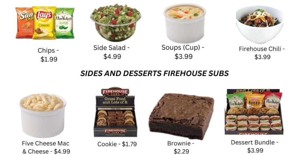 firehouse subs deserts