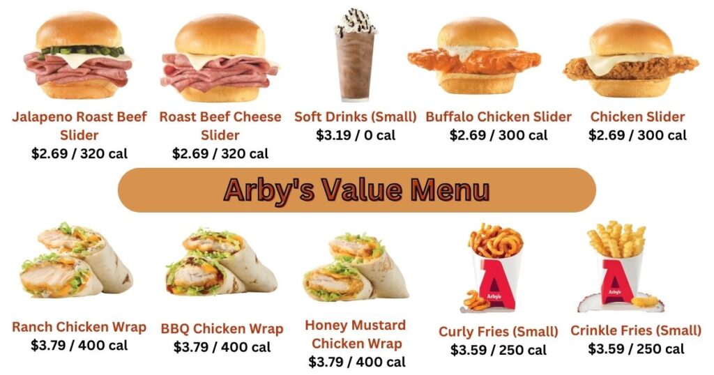 Arby's Value Menu