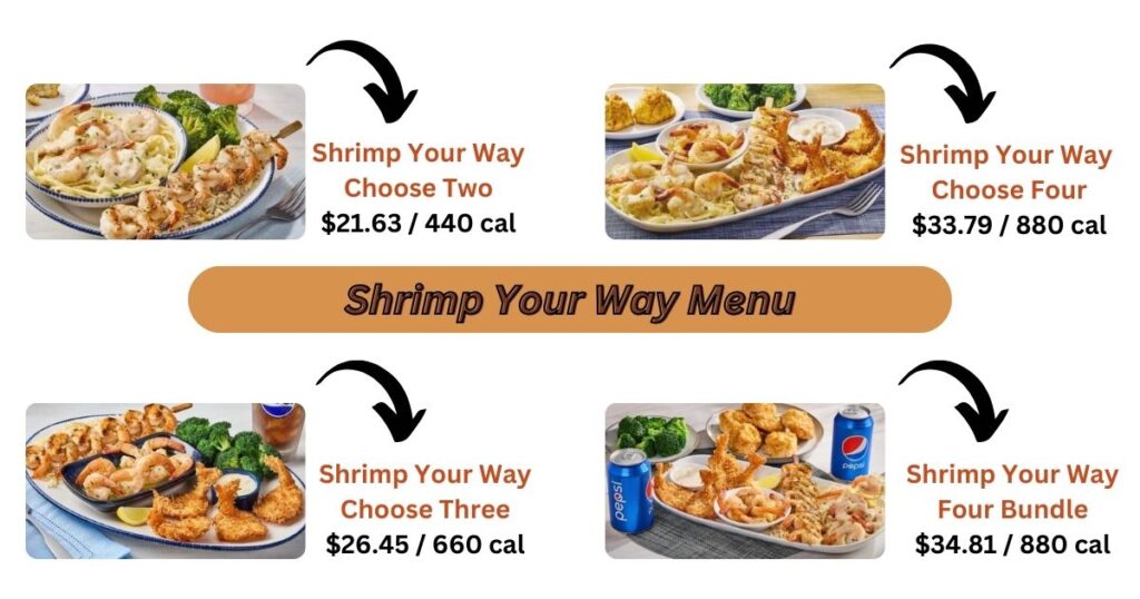 Shrimp Your Way Menu