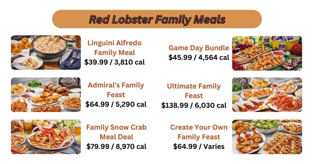 Red Lobster Family Meals