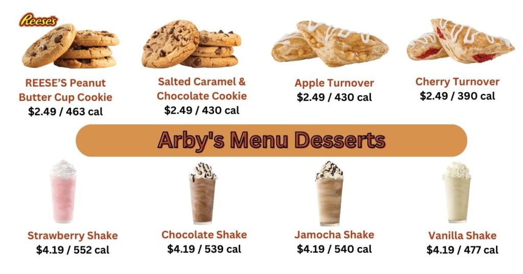 Arby's Menu Desserts