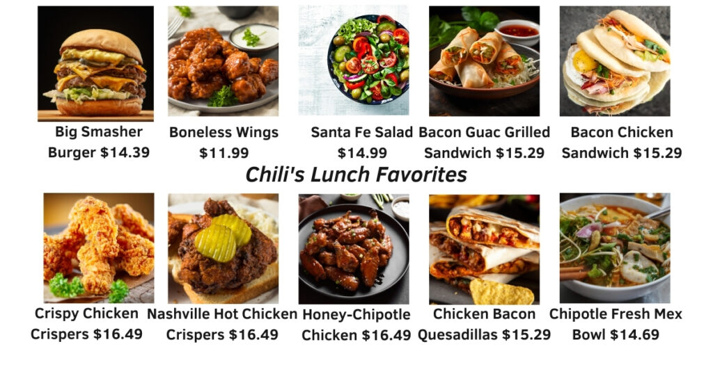 Chili's Lunch Favorites