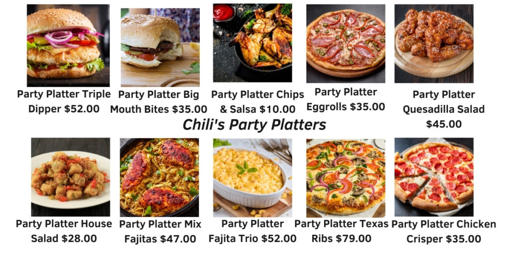 Chili's Party Platters