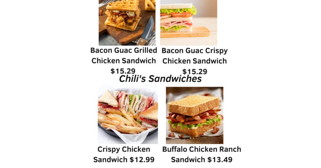 Chili's Sandwiches