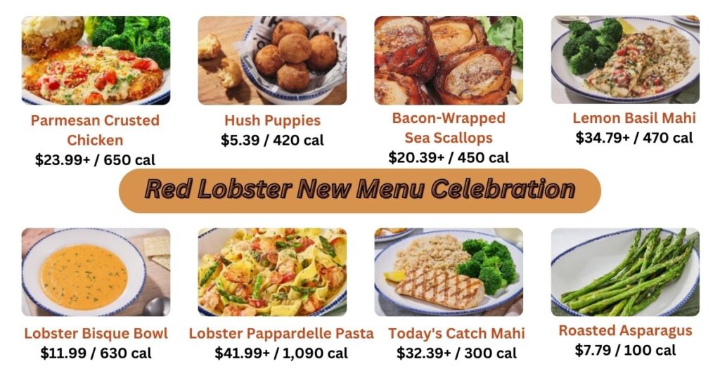 Red Lobster New Menu Celebration