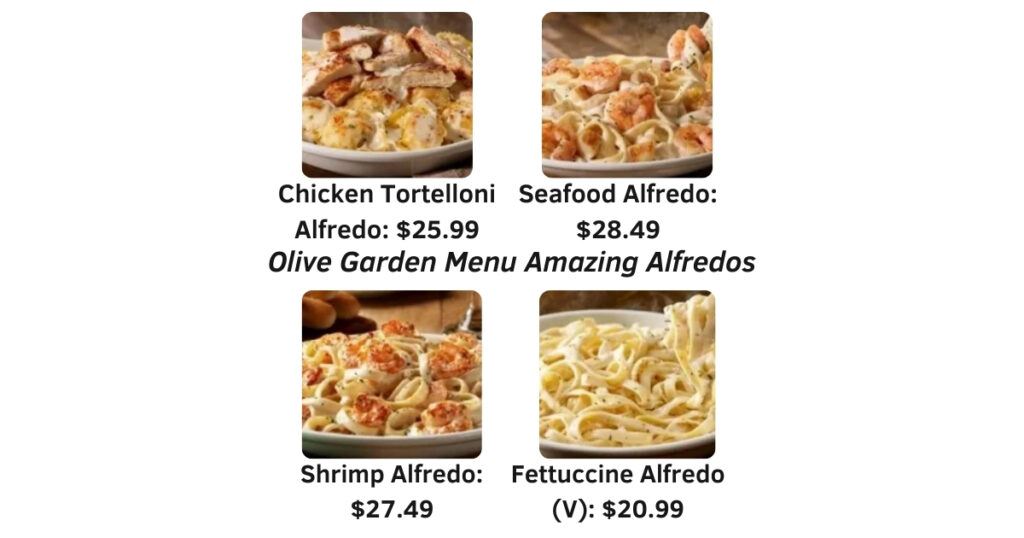 Olive Garden Menu