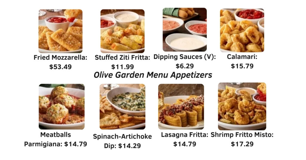 Olive Garden Menu