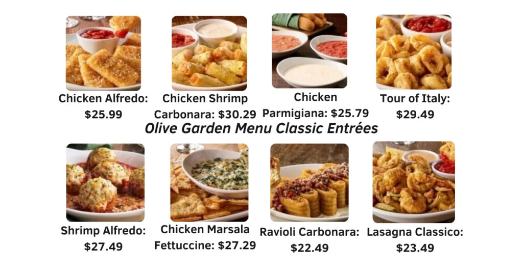 Olive Garden Menu