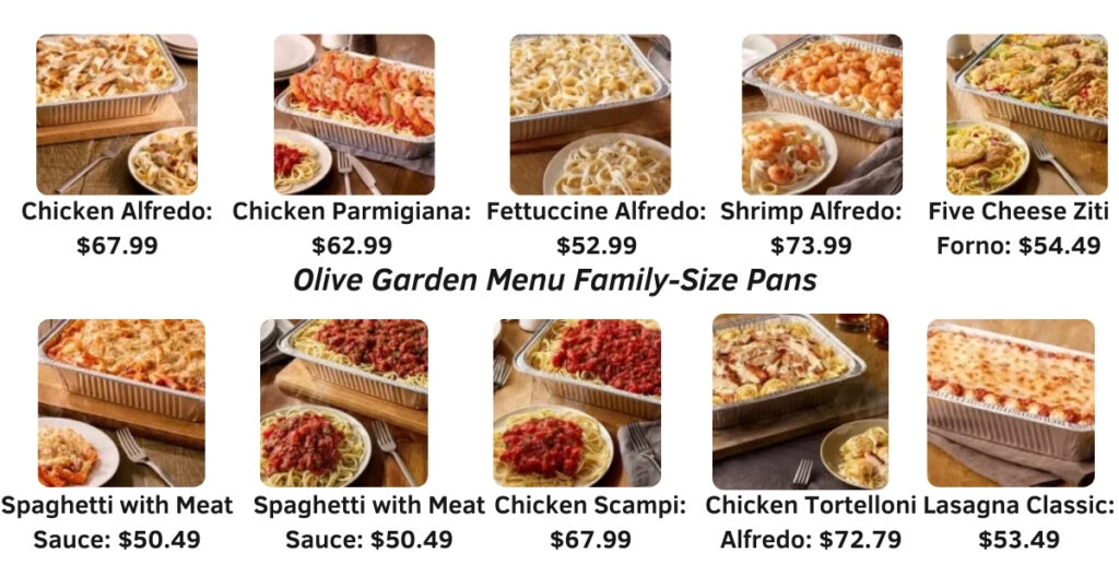 Olive Garden Menu