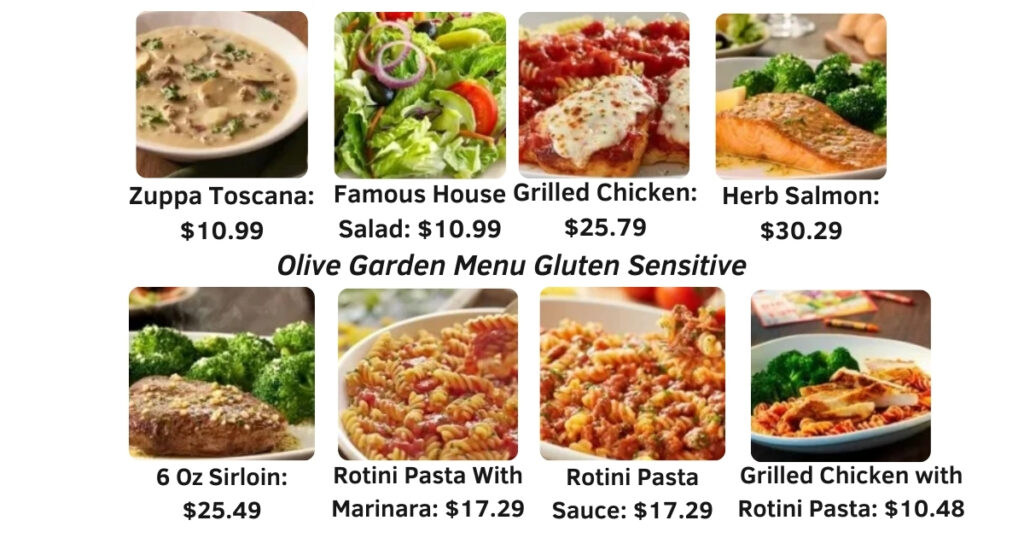 Olive Garden Menu