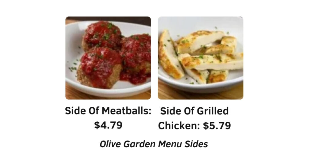 Olive Garden Menu