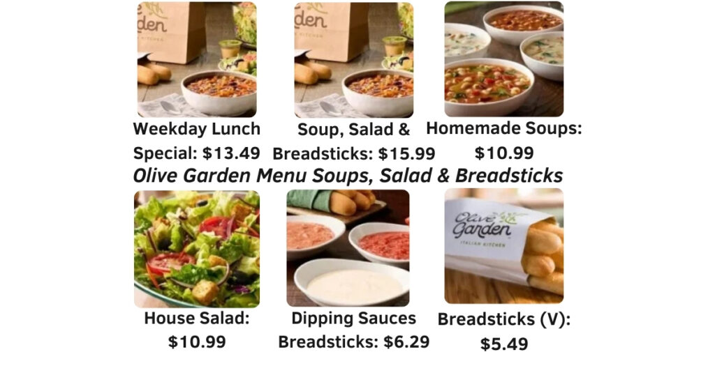 Olive Garden Menu