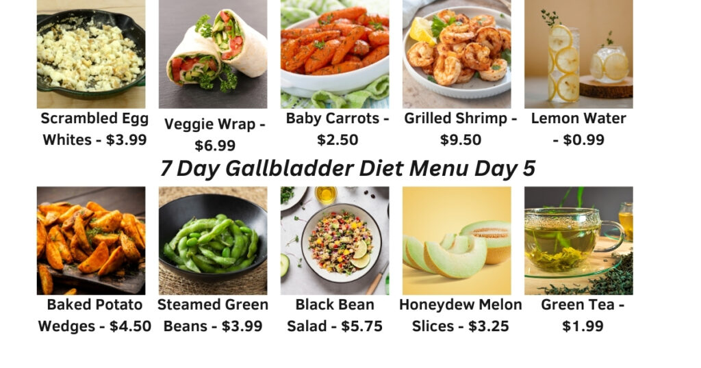 7 Day Gallbladder Diet Menu Day 5