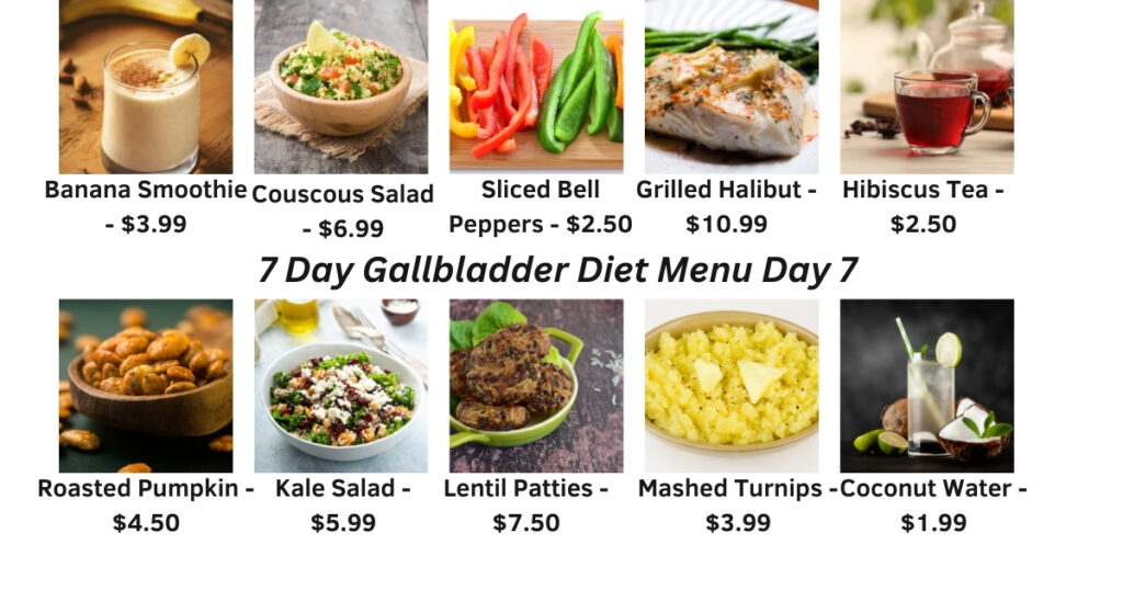 7 Day Gallbladder Diet Menu Day 7