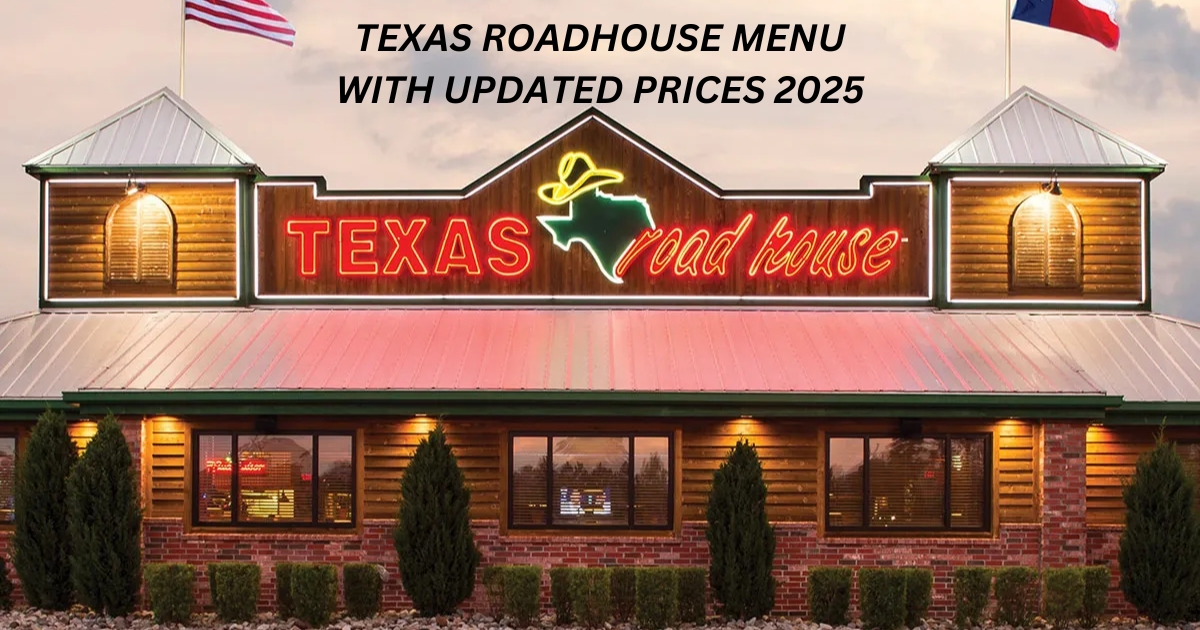 TEXAS ROADHOUSE MENU